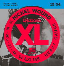 D'Addario EXL145  Muta di corde per chitarra elettrica Heavy 12-54
