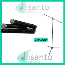 Shure BLX288E / BETA58 + Asta Omaggio Bundle 