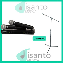 Shure BLX288E / PG58 + Asta Omaggio Bundle 