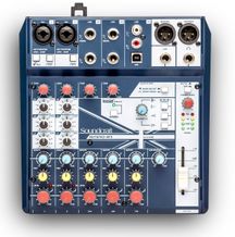 SOUNDCRAFT NOTEPAD 8FX Mixer 8 Canali con Effetti e USB