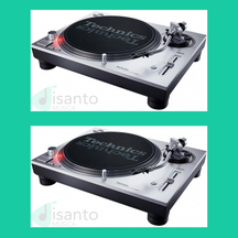TECHNICS SL-1200 MK7 Silver Coppia