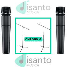 Shure SM57 + Aste Omaggio Doppio Bundle 