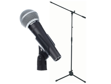 Microfono Shure SM48 + asta microfonica