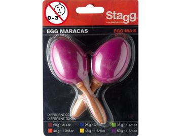 Stagg EGG-MA S/MG Magenta Uova Maracas in plastica