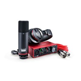 Focusrite Scarlett Solo Studio (3rd Gen) Interfaccia audio con cuffie e microfono a condensatore