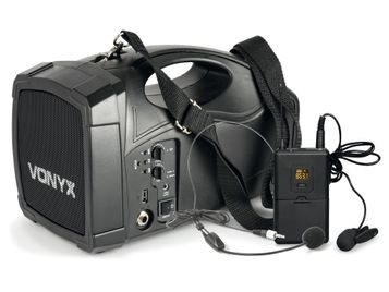 VONYX ST-012 Sistema PA Wireless UHF con microfono ad archetto