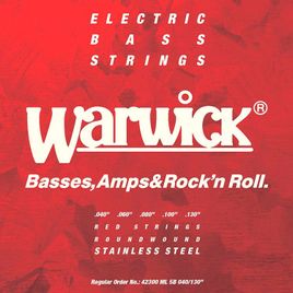 WARWICK Red Lable Corde 040-130 per basso a 5 corde