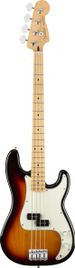 Fender Player Precision Bass MN 3 Tone Sunburst Basso elettrico bianco