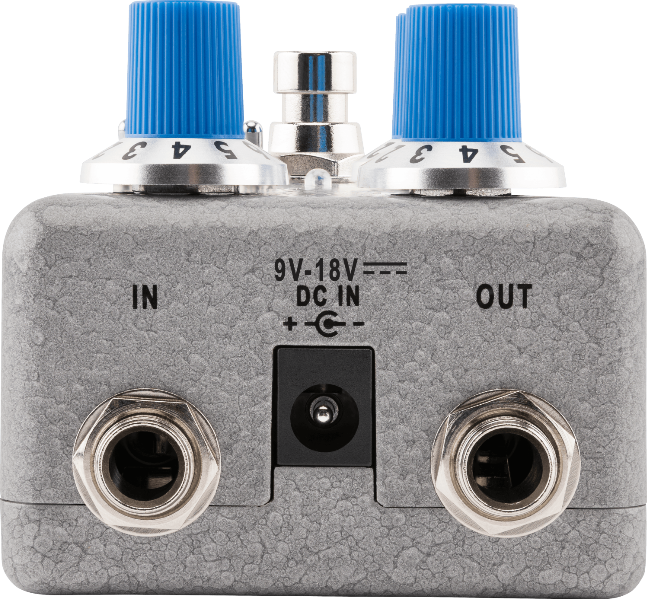 Hammertone™ Breakup Drive, pedale grigio con blu, progettato per un overdrive dinamico e controlli di tono versatili