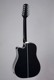 Takamine GD38CE BLK Chitarra Acustica 12 Corde Elettrificata Nera