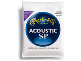 MARTIN MSP4050 Phosphor Bronze 92/8 Muta di corde per chitarra acustica Custom Light 011-052