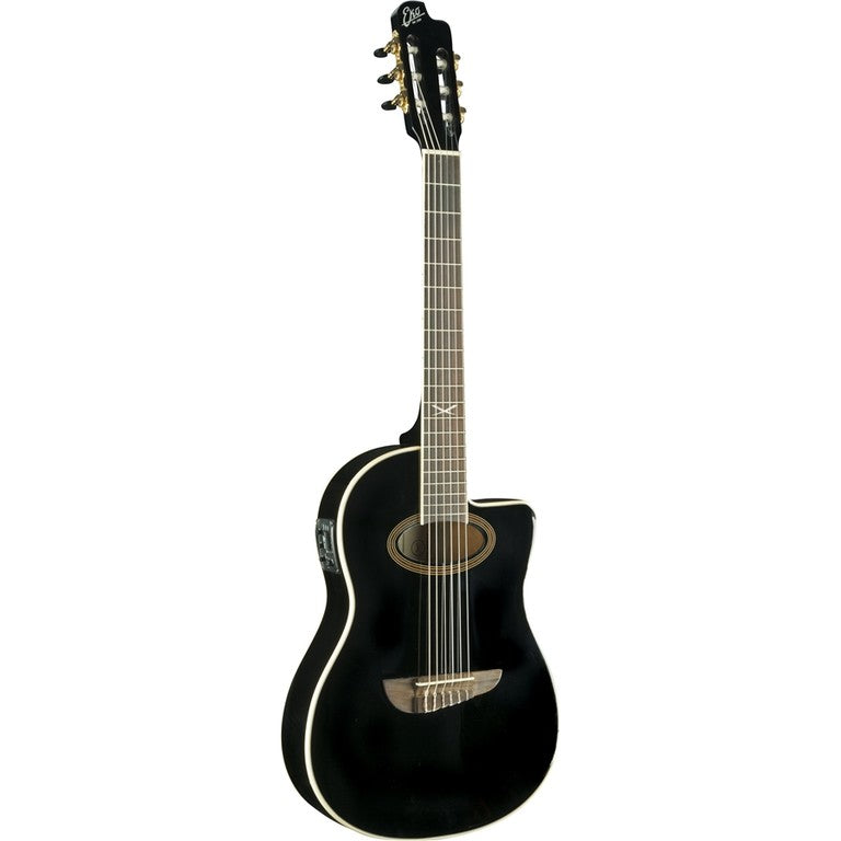 Eko NXT Nylon CW EQ Black Chitarra classica elettrificata nera
