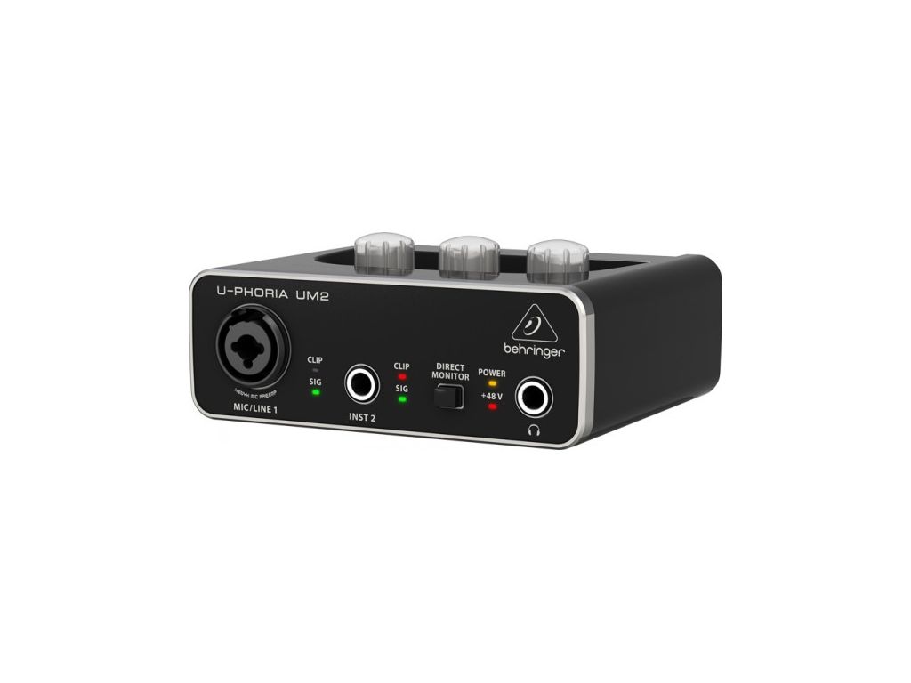 Behringer UPHORIA UM2 interfaccia audio 2x2 usb con phantom +48V