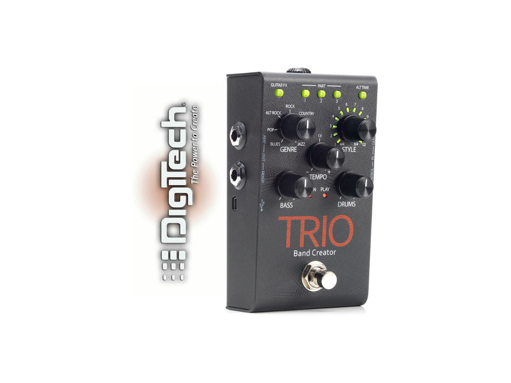 Digitech TRIO Band Creator Effetto a pedale per generare suoni di batteria e basso