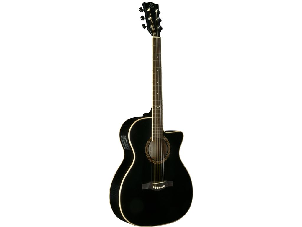 Eko NXT 018 CW EQ Black Chitarra acustica amplificata nera