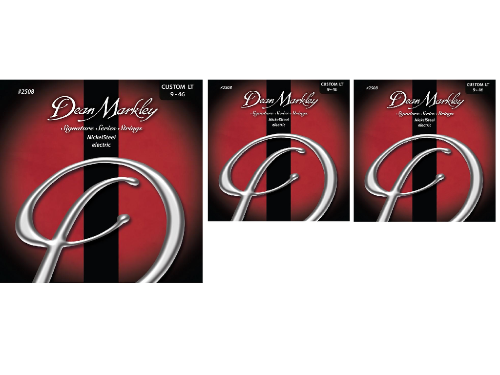 DEAN MARKLEY 2508-CL OFFERTA 3 SET corde elettrica 6 corde 009-046w