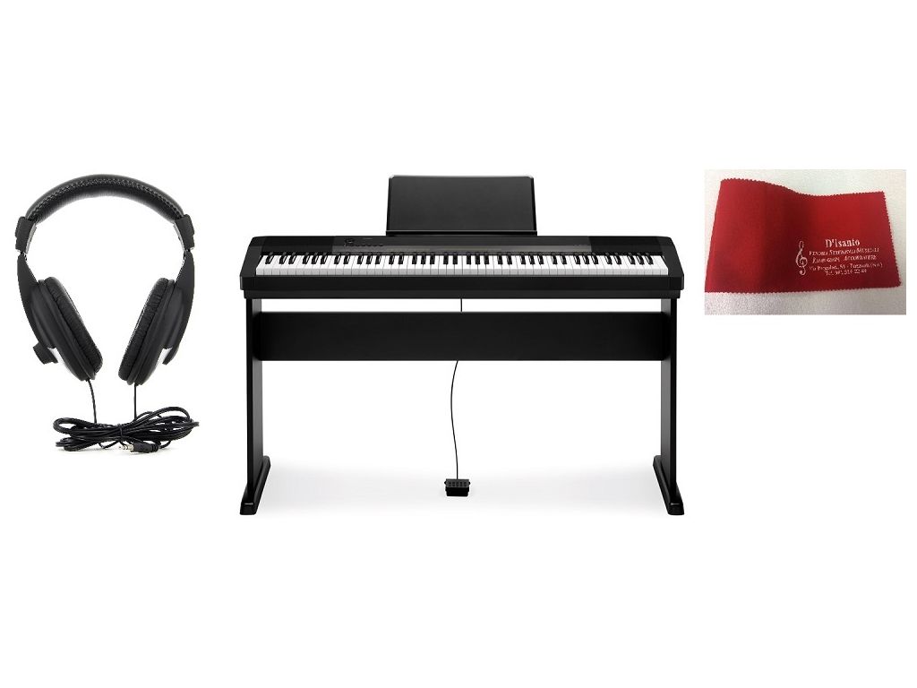 Casio CDP 130 Pianoforte digitale con stand + cuffie