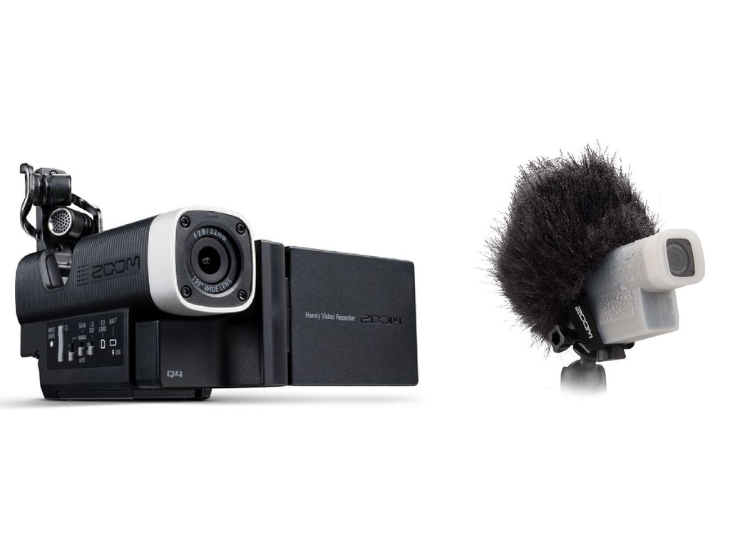 Zoom Q4n Registratore Audio Video HD + Protezione in silicone + filtro anti-vento