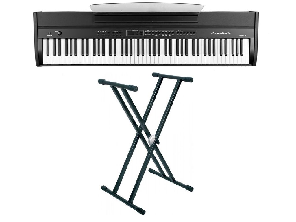 Pianoforte digitale Orla Stage Studio con doppio supporto Proel EL250