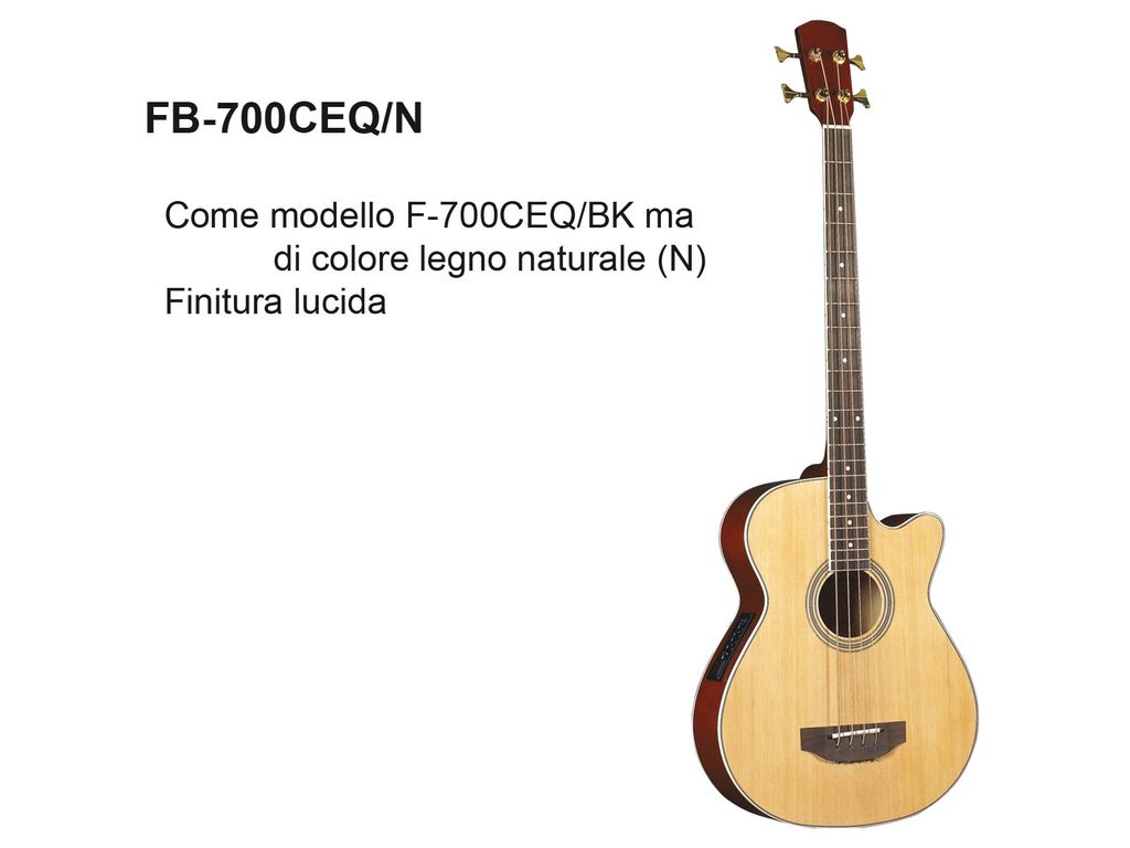 DAM FB700 CE QN Basso acustico amplificato 4 corde