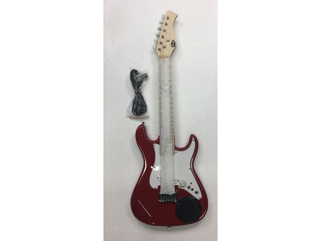 DAM E101RD Chitarra elettrica per bambini con amplificatore