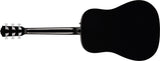 Fender CD60S Black Chitarra acustica nera