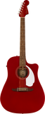 FENDER Redondo Player WN White Pickguard Candy Apple Red