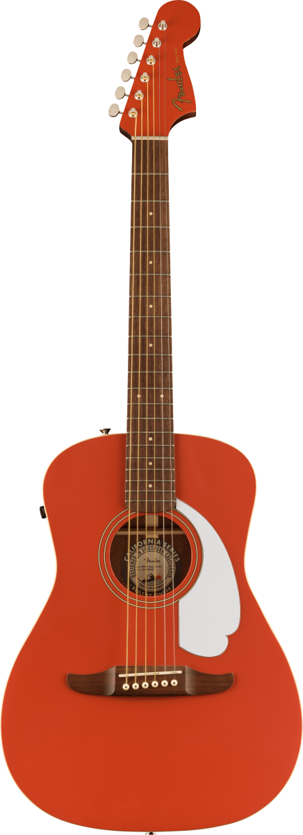 Fender Malibu Player Fiesta Red Chitarra acustica elettrificata