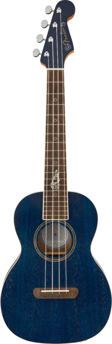 Fender Dhani Harrison Ukulele sapphire blu WN