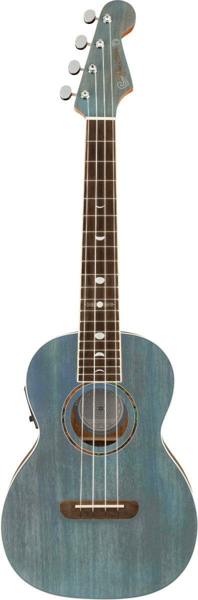 Fender Dhani Harrison Ukulele sapphire turchese WN