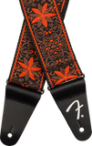 Fender Pasadena Straps Woven Orange Wallflower Tracolla per Chitarra e Basso