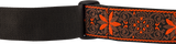 Fender Pasadena Straps Woven Orange Wallflower Tracolla per Chitarra e Basso