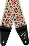 Fender Pasadena Straps Woven Lattice Orange Tracolla per Chitarra e Basso
