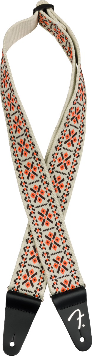 Fender Pasadena Straps Woven Lattice Orange Tracolla per Chitarra e Basso