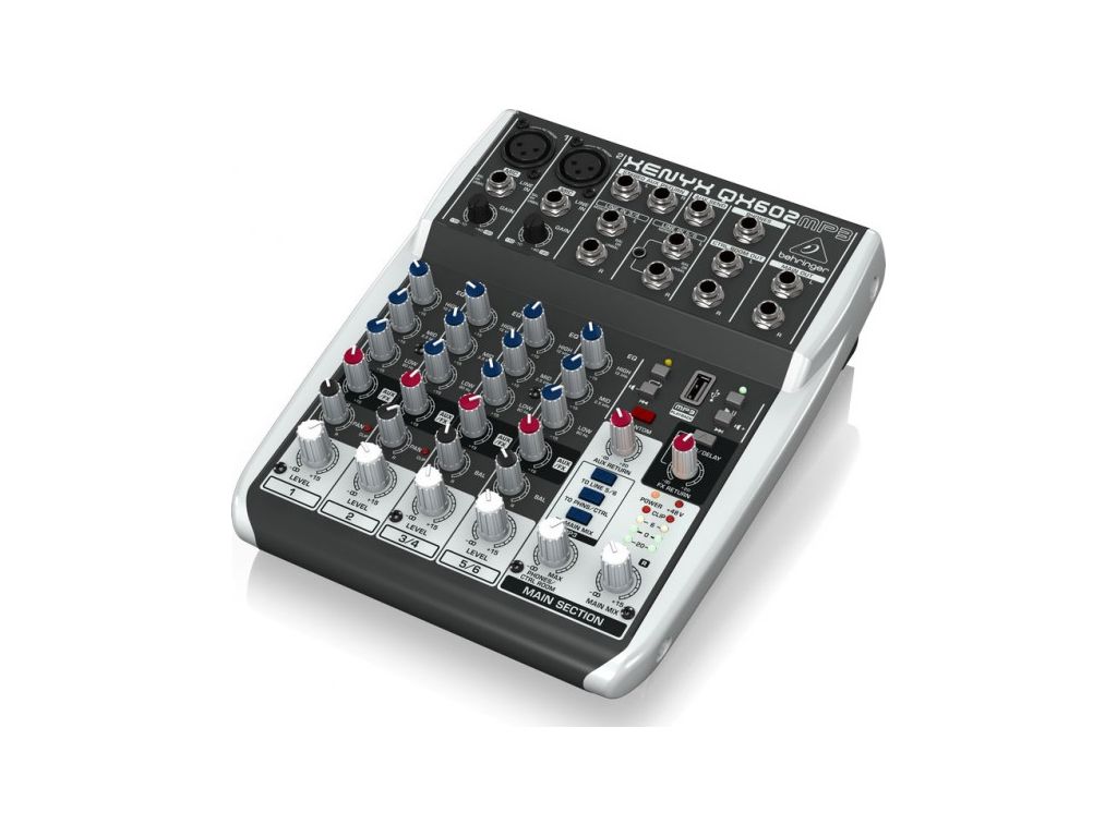 Mixer con lettore MP3 e multieffetto Behringer QX602MP3