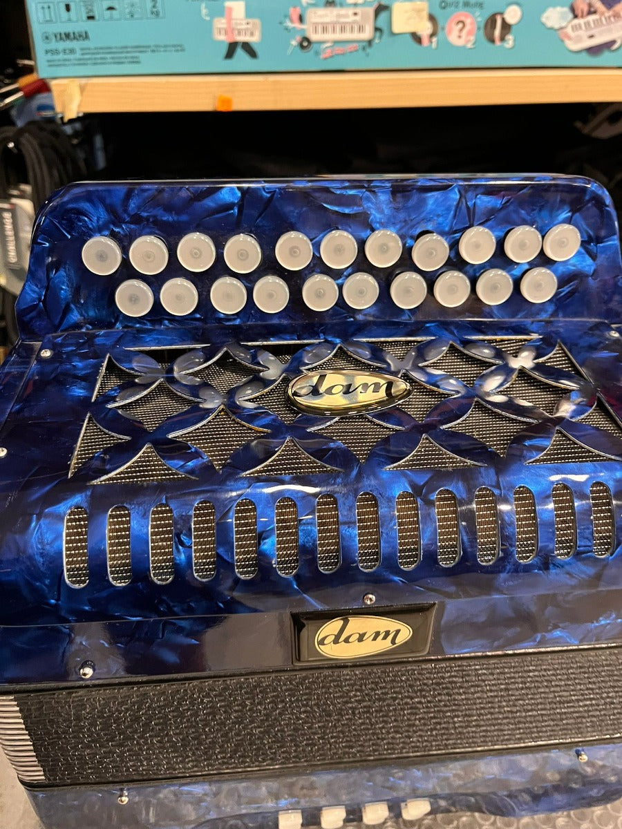 DAM 1600-8 Organetto 8 bassi blu