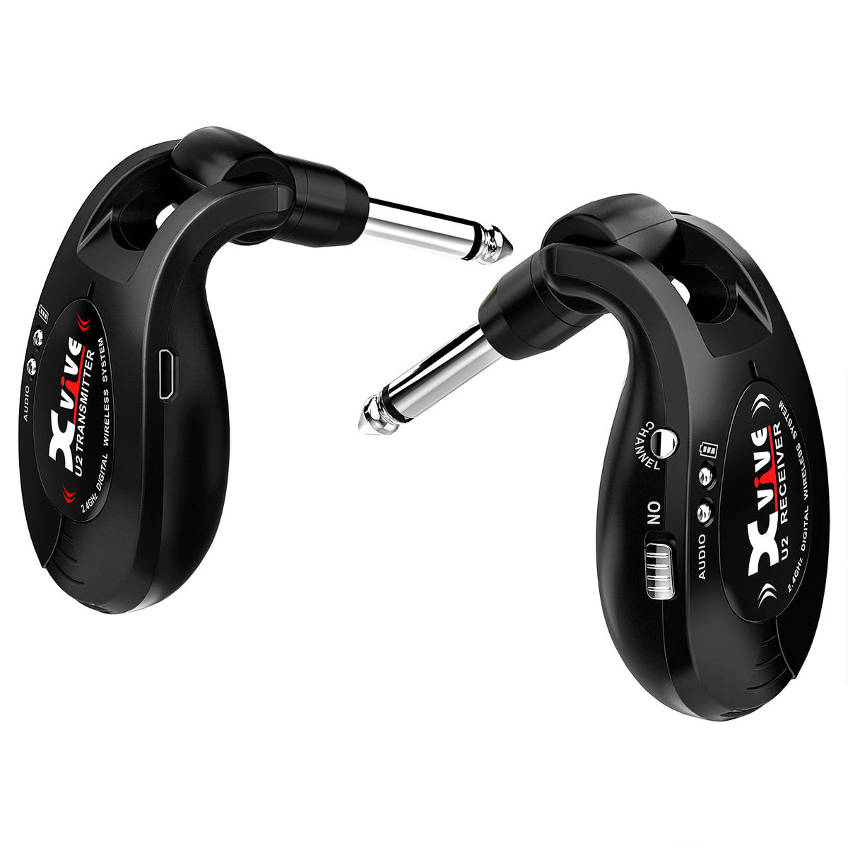 Xvive U2 Black Kit Wireless per chitarra e basso