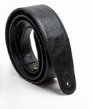 Tracolla per chitarra similpelle nera (KT6003B)