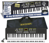 BONTEMPI 15 4987 PRO Tastiera 49 Tasti Ricaricabile + Bag
