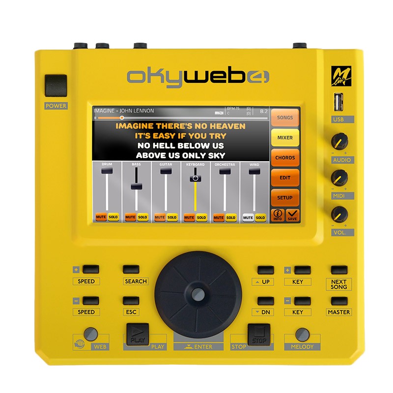 B-STOCK M-LIVE Okyweb 4 Lettore di file Midi e Audio