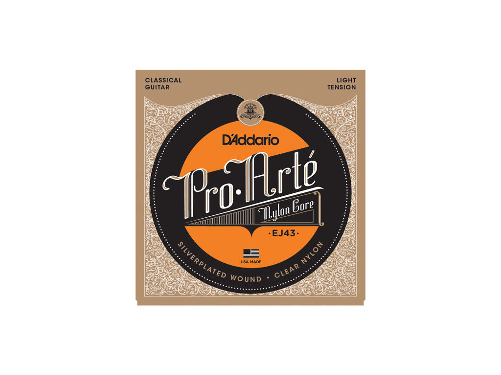 D'Addario Pro-Arté EJ43 Muta di corde per chitarra classica Light Tension