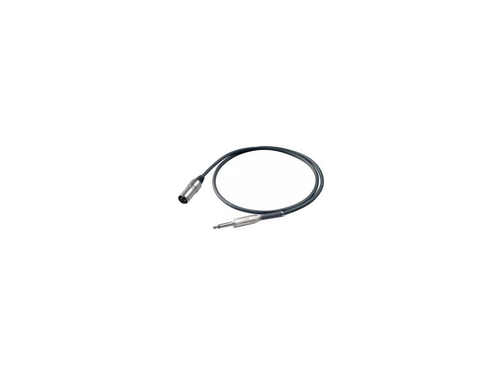 Proel BULK220LU10 Cavo mono Jack 6.3mm - XLR 10 mt.