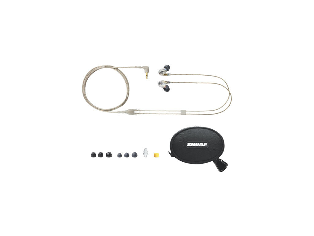 Shure SE315 CLE Auricolari ad isolamento acustico trasparenti