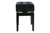 GEWA Panca per Pianoforte Deluxe Compartment Nero Lucido