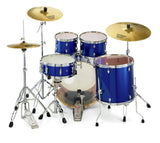 Pearl Export EXX725FBR High Voltage Blue Batteria acustica completa blu