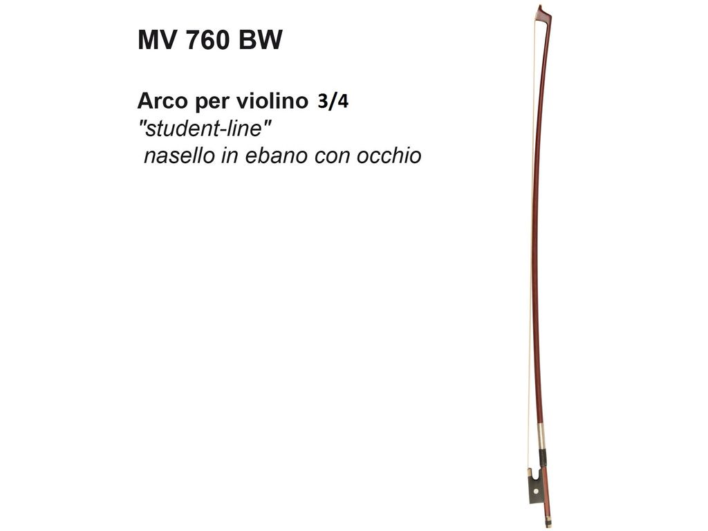DAM MV760BW Archetto per violinio Student line 3/4 ebano