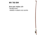 DAM MV760BW Archetto per violinio Student line 3/4 ebano