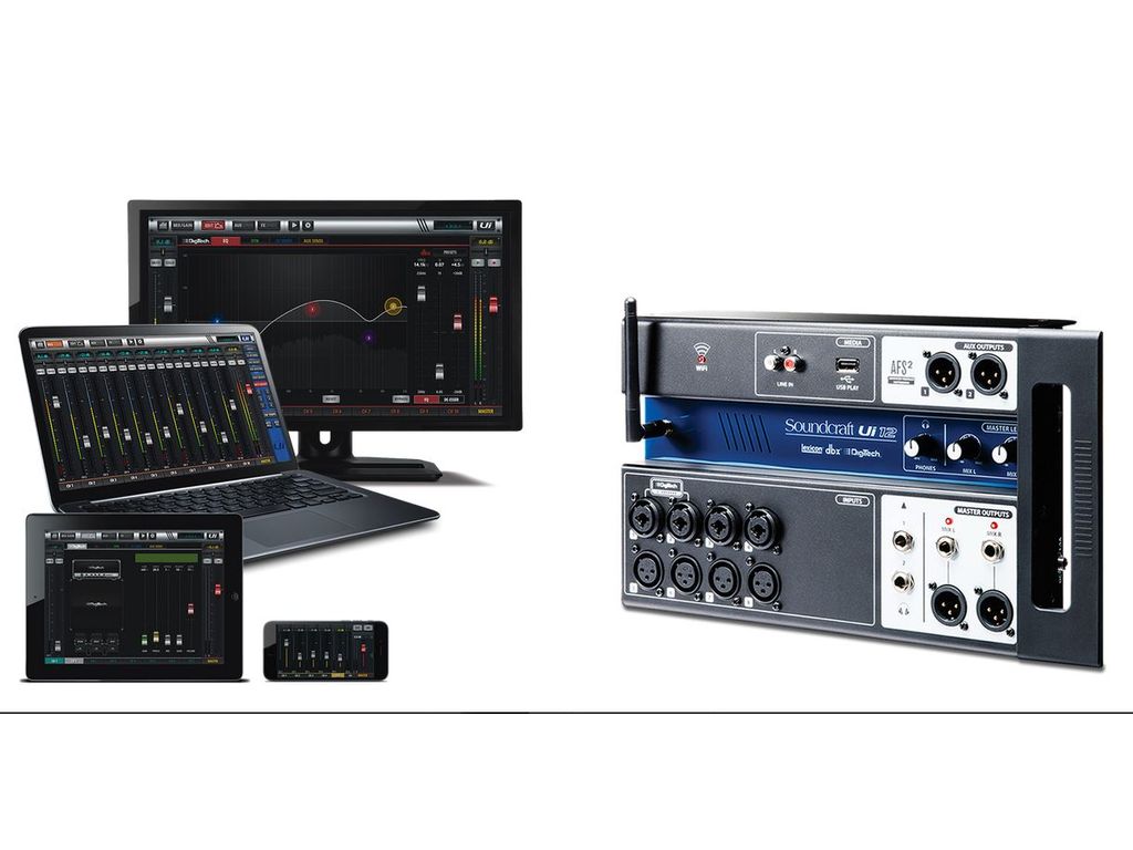 Soundcraft Ui12 Mixer digitale 12 canali controllabile da remoto