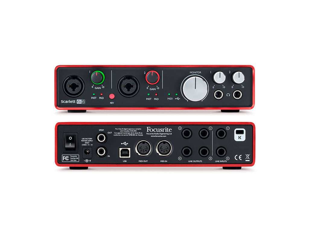 FOCUSRITE Scarlett 6i6 (2nd Generation)