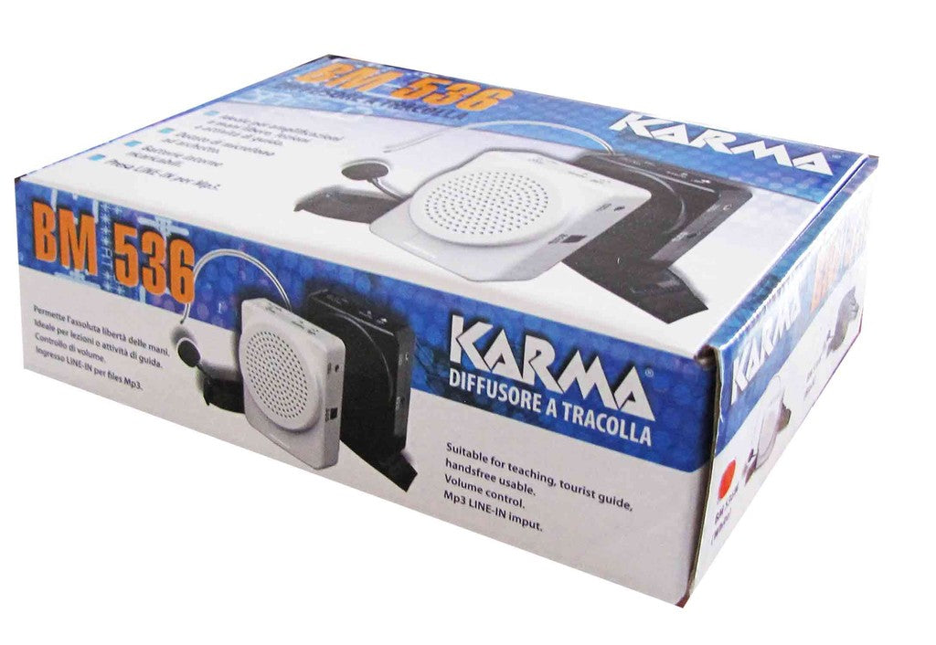 Karma BM 536W Amplificatore da cintura con microfono archetto